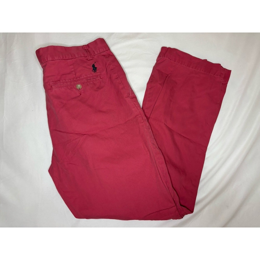 Polo by Ralph Lauren Chino Dress Pants Size‎ 32x30 Salmon Pink Trousers